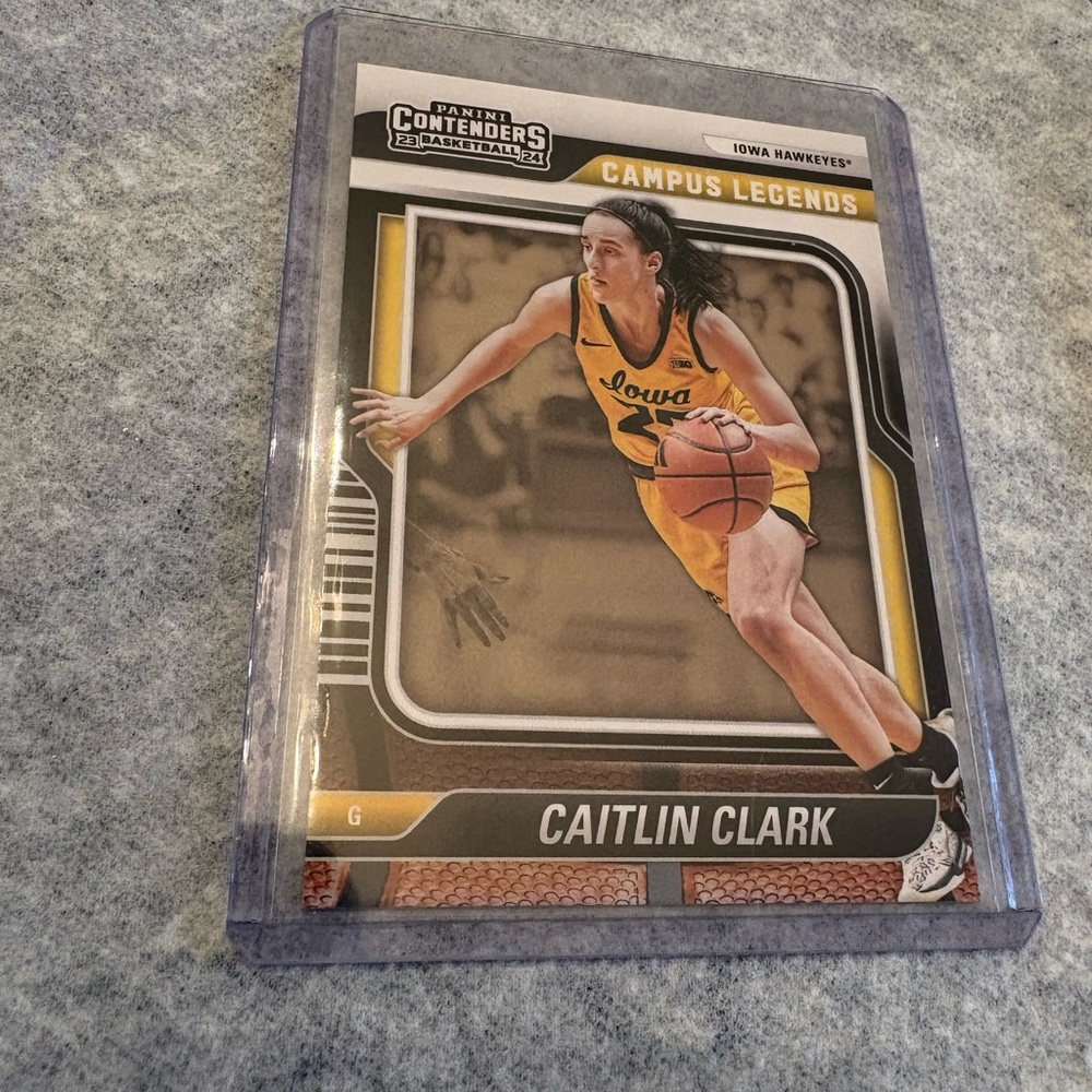 Caitlin Clark Basketball Card Panini